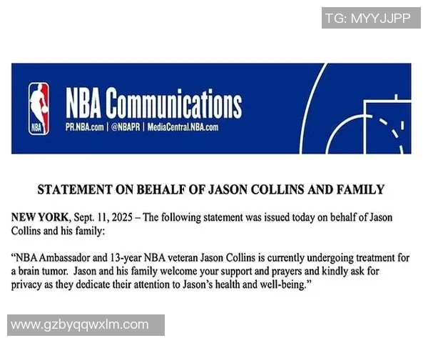 NBA首位出柜球员！47岁科林斯确诊脑癌晚期 将与老公测验新疗法